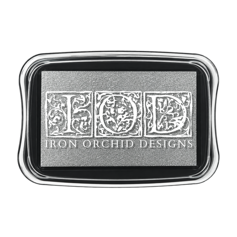 IOD Decor Ink Silver Sparkle Metallic Stamp Pad by Iron Orchid Designs