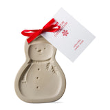 Snowman Heirloom Stoneware Cookie Mold