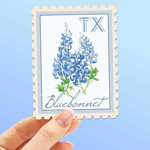 Sentinel Sticker Texas Bluebonnet