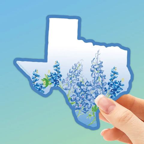 Sentinel Sticker Texas Bluebonnets