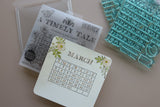 IOD Decor Stamp A Timely Tale 6"x6" Four Sheets with Case by Iron Orchid Designs