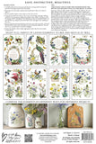 IOD Decor Transfer Flora Greca 8"x12" 8-Pages Pad by Iron Orchid Designs
