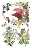 IOD Decor Transfer Flora Greca 8"x12" 8-Pages Pad by Iron Orchid Designs