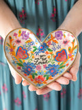 Natural Life Heart Trinket Dish "You are so loved"