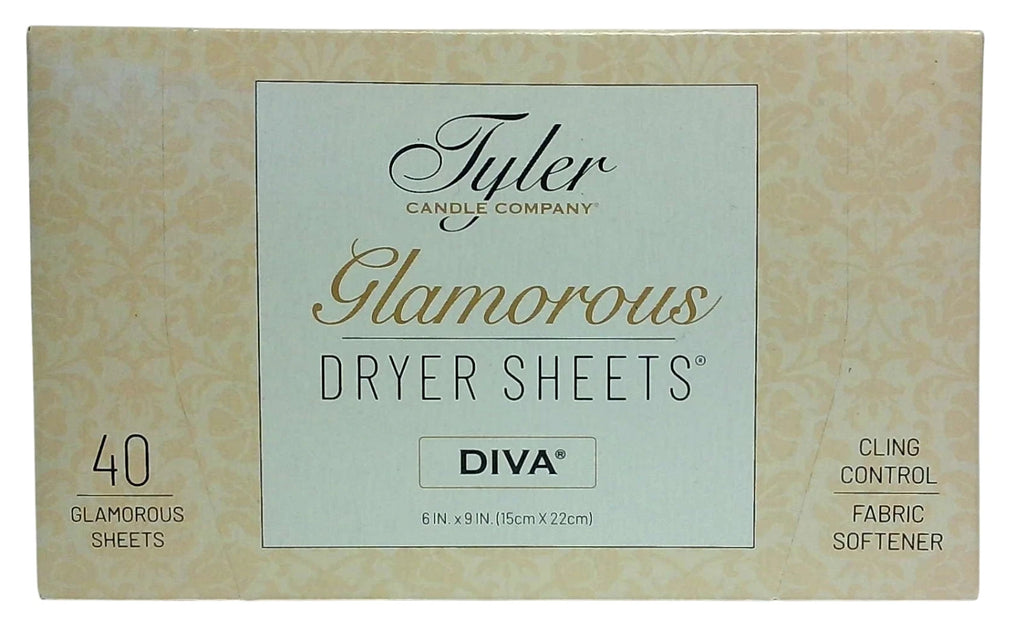 Tyler Candle Co Glamorous Wash Dryer Sheets Diva