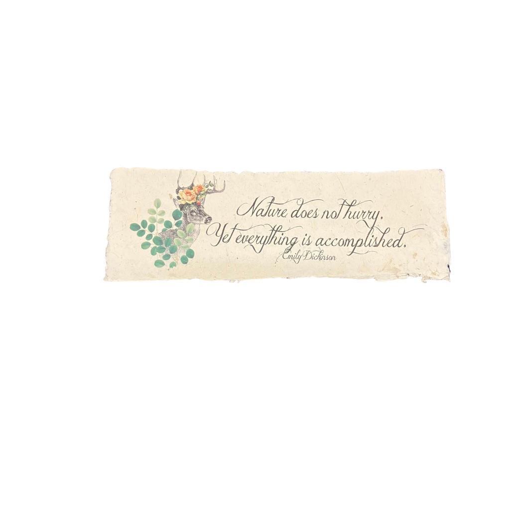 In the Land of Elsewhere Quote Print Nature