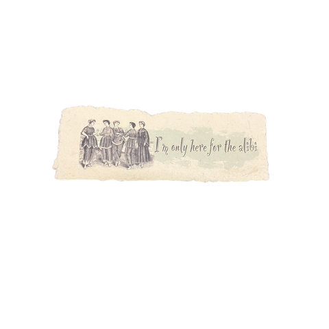 In the Land of Elsewhere Quote Print Alibi