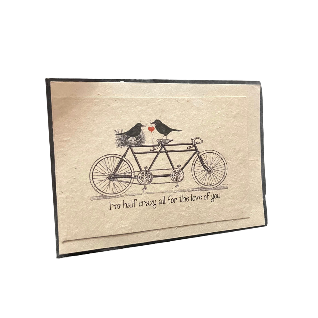 In the Land of Elsewhere Gift Card Love Bicycle