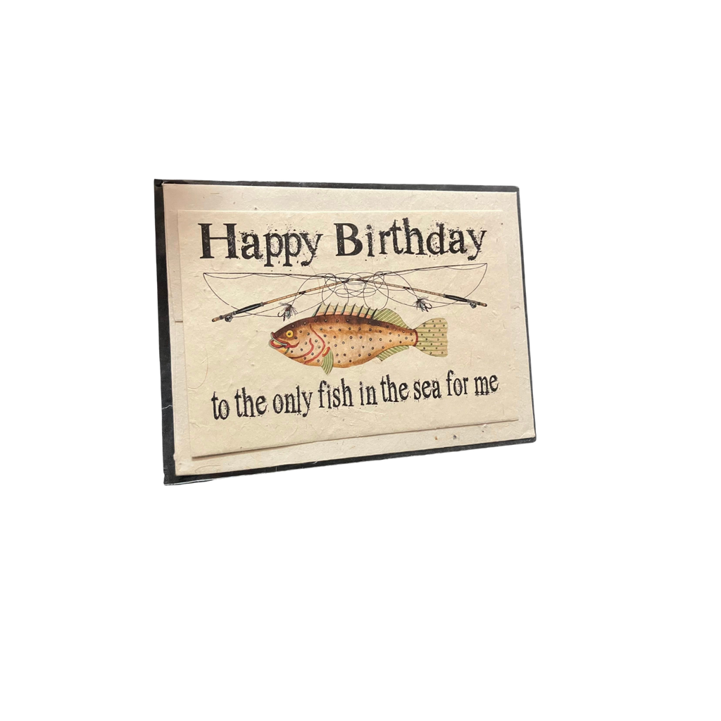 In the Land of Elsewhere Gift Card Happy Birthday Fish