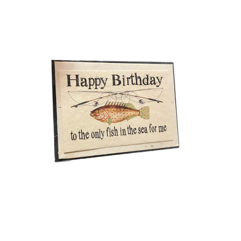 In the Land of Elsewhere Gift Card Happy Birthday Fish
