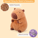 Warmies Lavender Scented Heatable Stuffed Animal Capybara