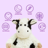 Warmies Lavender Scented Heatable Stuffed Animal Cow