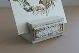 IOD Iron Orchid Designs Wood Block Stand