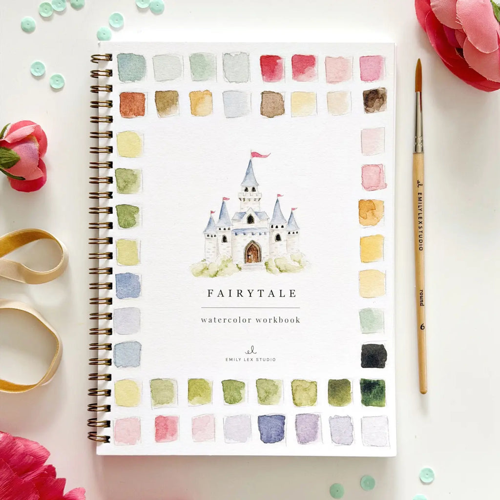 Emily Lex Studios Watercolor Workbook Fairytale