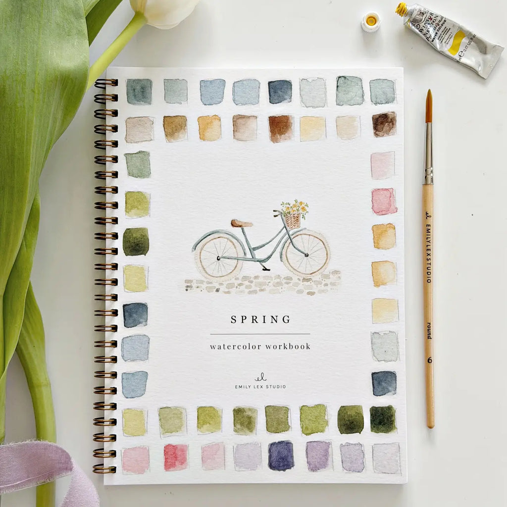 Emily Lex Studios Watercolor Workbook Spring