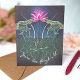 Tiny and Snail You've Been Through a Lot Sympathy/Encouragement Card