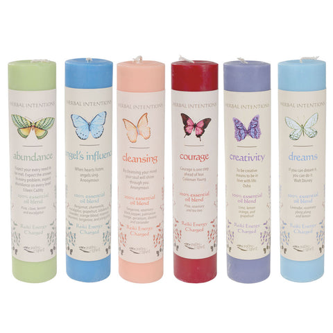 Hippie Herbal Intention Candle Cleansing