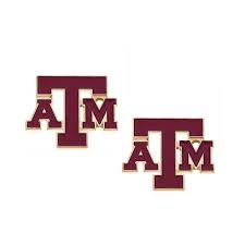 Texas A&M Stud Logo Earrings