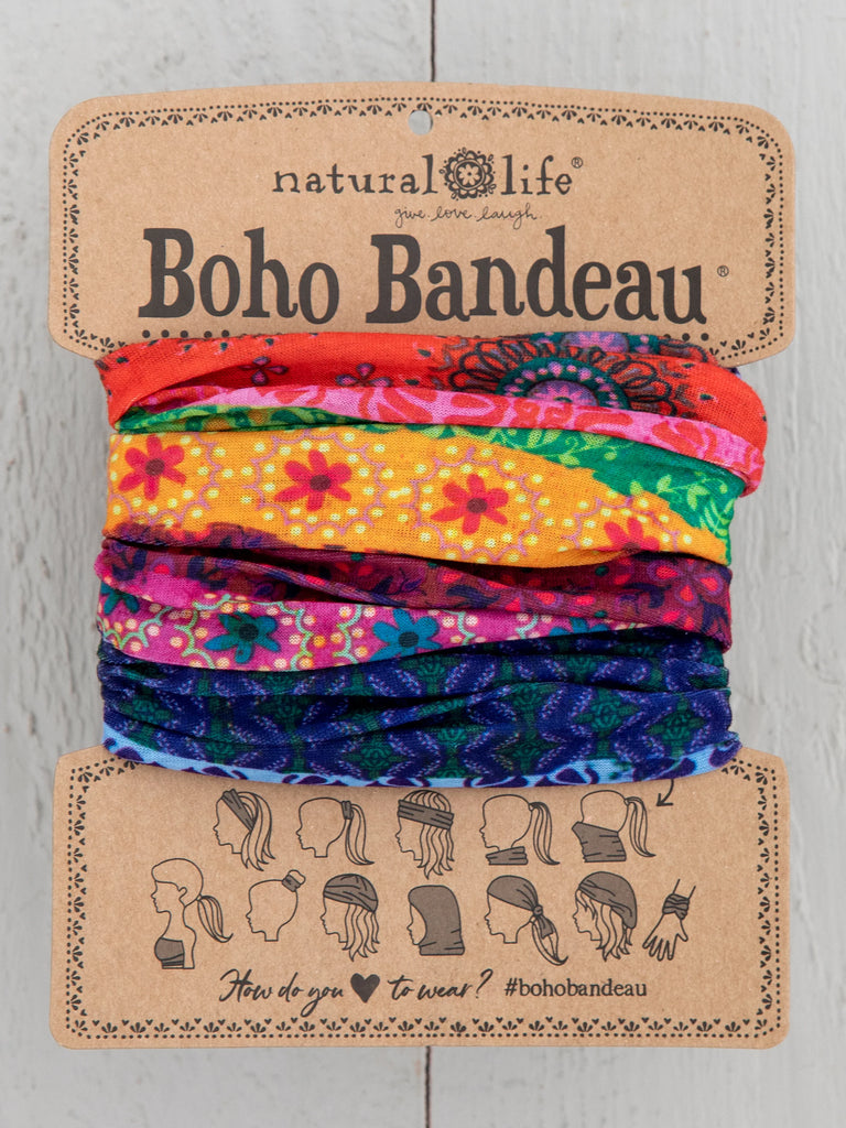 Full Boho Bandeau® Headband - Multi Stripe #100-NL104