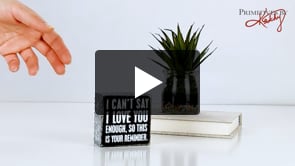 Box Sign- I Love You #1734