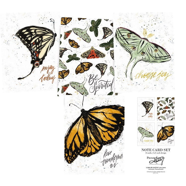 Note Card Set Butterflies #1264