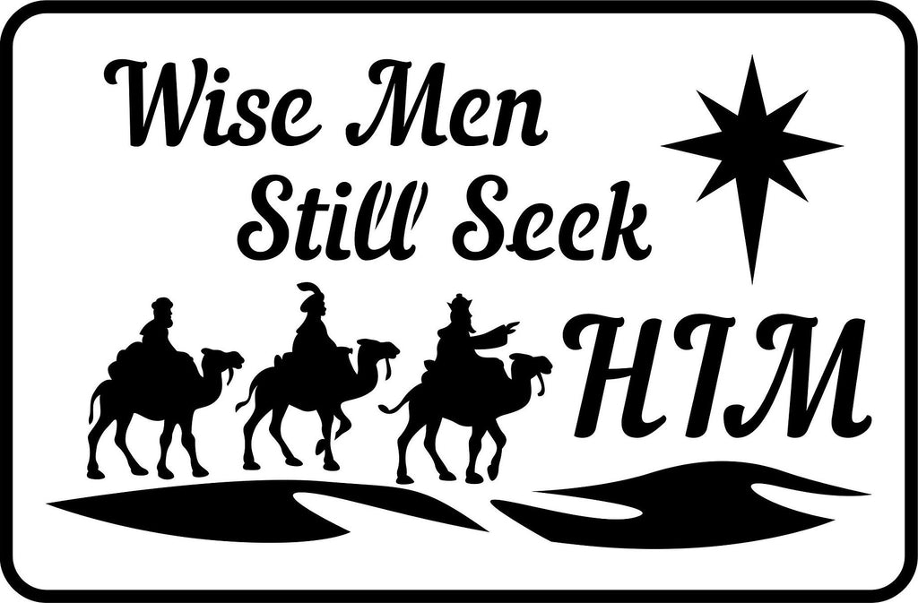 JRV Stencil Wise Men Still Seek Him