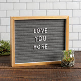 Natural Gray Letter Board #100-1526