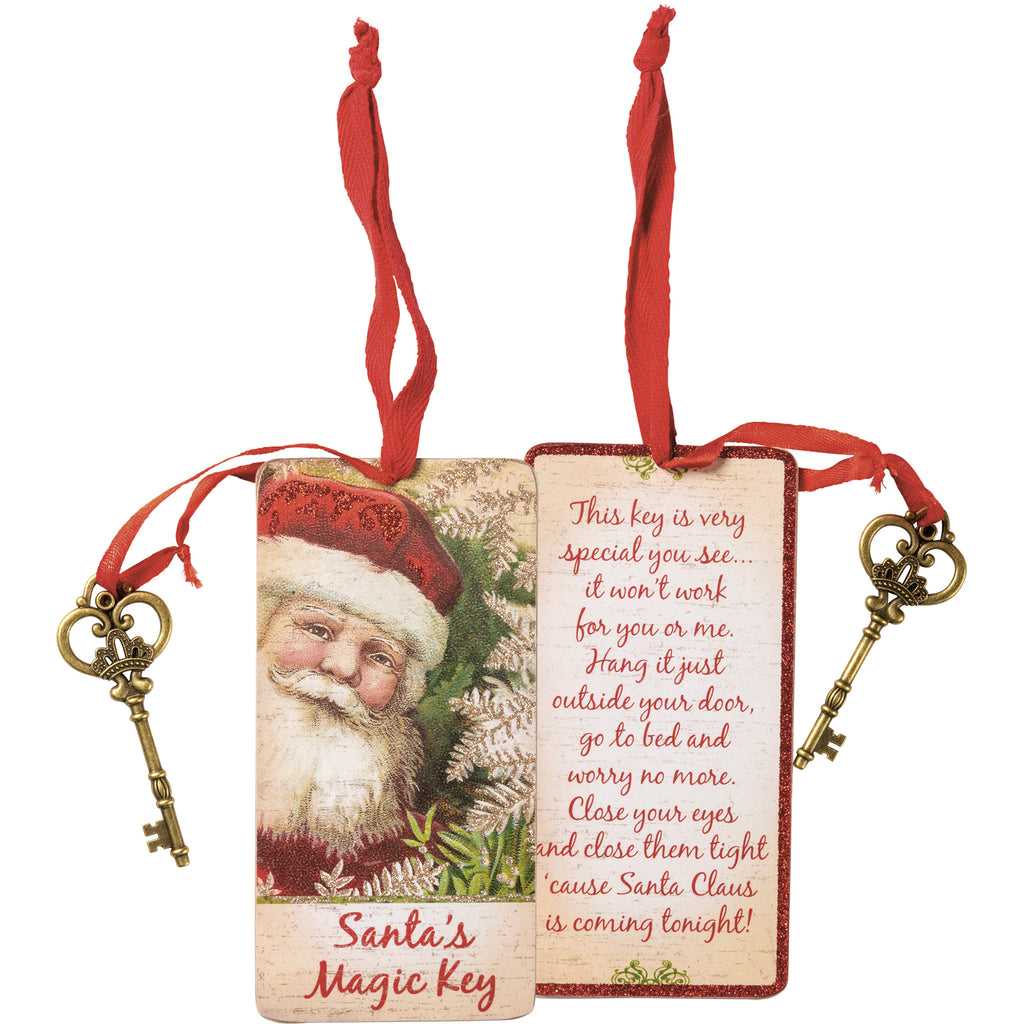 Christmas Ornament "Santa's Magic Key" #100-C119