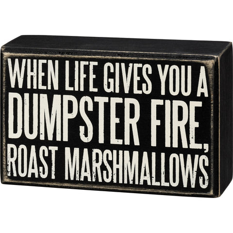"Roast Marshmallows" Box Sign #100-1524
