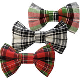 Christmas Plaid Pet Bow Ties #100-C148
