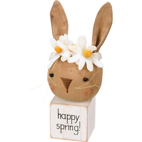 Happy Spring Sitter Bunny Rabbit #100-1480