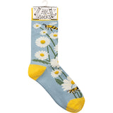 "Bees And Daisies" Socks #100-S136