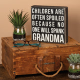 Box Sign "Spank Grandma" #100-1517