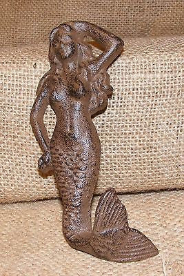 Mermaid Hook Cast Iron Wall Hook #100-214