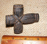 Cast Iron Mini Cross Nail Christian Crucifix Country Rustic Decor Primitive #100-211