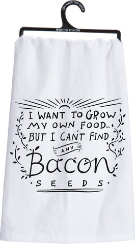 Tea Towel "Bacon Seeds" #100-S234