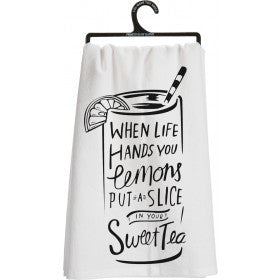 Tea Towel “Life Hands you Lemons”