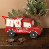 Block Countdown - Wooden Christmas Tree Truck #C104