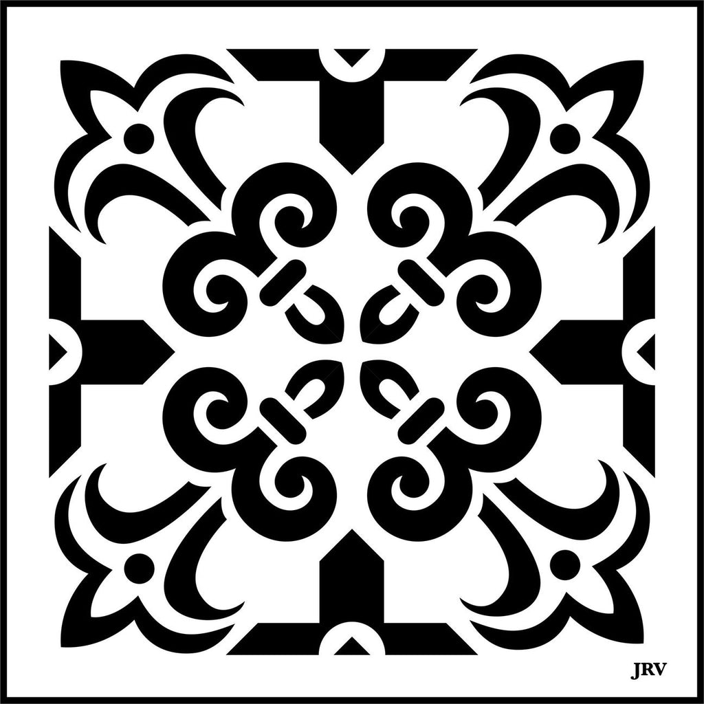 JRV Stencil Moroccan Tiles 1