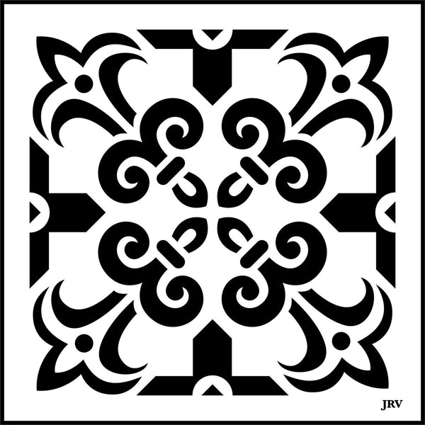 JRV Stencil Moroccan Tiles 1 – Bird's Nest Gifts & Antiques