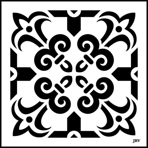 JRV Stencil Moroccan Tiles 1