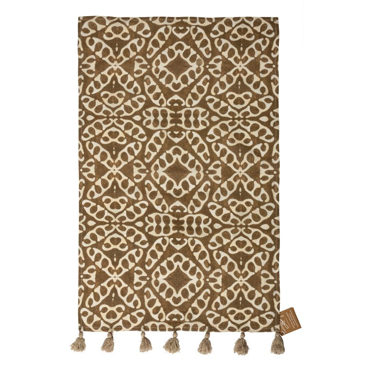 Tea Towel "Willow” Artisanal Print #100-S184