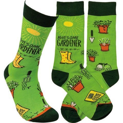 Socks "Awesome Gardener” #S116