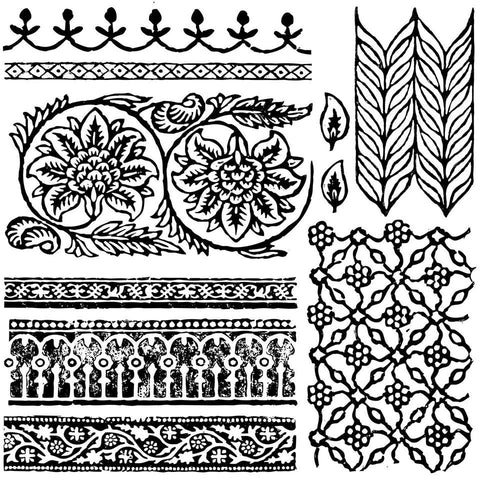 IOD Decor Stamp Bohemia 12x12" by Iron Orchid Designs