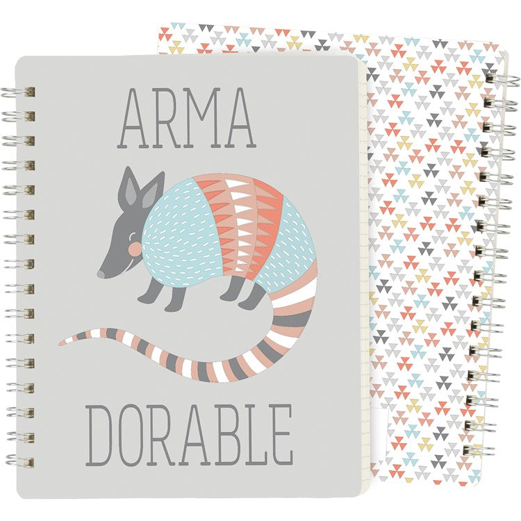 Notebook “Arma-dorable!” Featuring Armadillo #100-1317