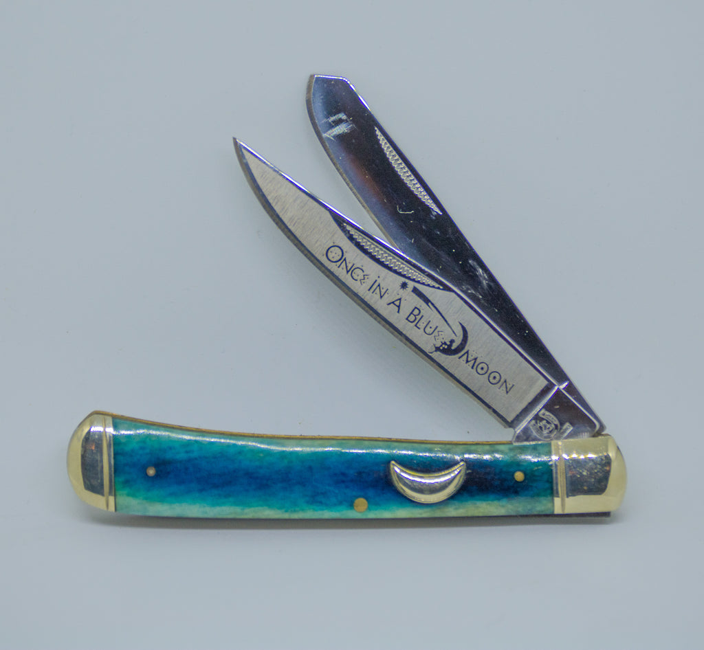 Rough Rider Blue Moon 2 Blade Vintage Pocket Knife