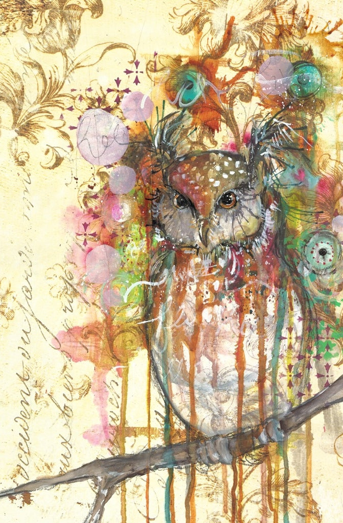 Decoupage Craft Paper by Roycycled Papers The Owl