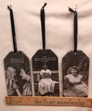 Set of 3 Wine Bottle Tags - Wooden Funny Quote Clever Quotation Accessory for any Wine Drinker WT2