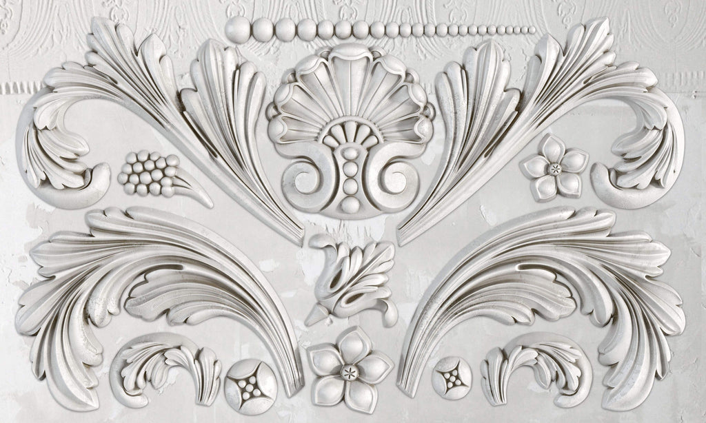 IOD Decor Mould Acanthus Scroll by Iron Orchid Designs