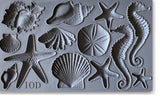 IOD Decor Mould Sea Shells Seashells by Iron Orchid Designs